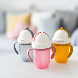 Кружка з силіконовою трубочкою Canpol babies Matte Pastels 210 мл жовтий - мініатюра 8