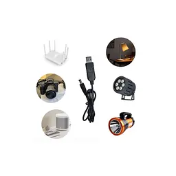 Кабель живлення USB to DC 5.5x2.1mm 12V 0.8m Armorstandart (ARM65663) - мініатюра 4