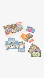 Набір косметики та аксесуарів 8122/8124 Бузковий shop (2000999300493) - мініатюра 3