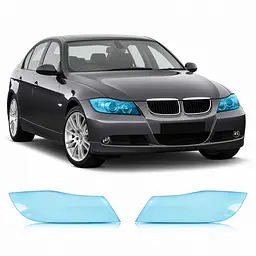 Антигравійна захисна бронеплівка за лекалами для BMW 3 Series E90 2005-2011 - оптика (фари та ПТФ)