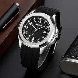 Наручний годинник чоловічий 9286BKBK Black-Black Skmei acs0029801 - мініатюра 3