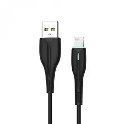 Кабель SkyDolphin S48L USB - Lightning (M/M), 1 м, Чорний (USB-000422)