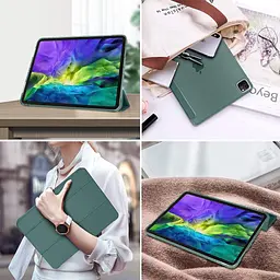 Чохол до планшета BeCover Tri Fold Hard BeCover Apple iPad Pro 11 2020/2021/2022 Dark Green (709667) - мініатюра 6