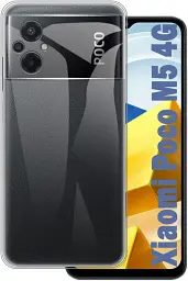 Силіконовий чохол BeCover для Poco M5 4G Transparancy (708113) - мініатюра 2
