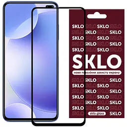 Захисне скло SKLO 3D для Xiaomi K30 / Poco X3 / X3 NFC / X3 Pro / Mi 10T/ Mi 10T Pro Чорний