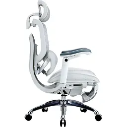 Офісне крісло Sihoo C300 PRO V2, White, з підставкою для ног (C300-PRO-V2-B102-JT) - миниатюра 3