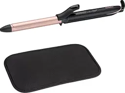 Плойка BaByliss 37 Вт, температурних режимів 6, D-19 мм, 160-210 С, термо коврик, кварц, кераміка, чорно-рожевий