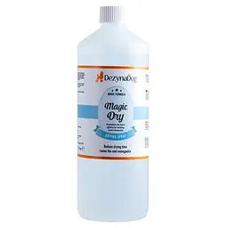Спрей Dezynadog Magic Dry нейтралізує здатність волосся утримувати молекули води прискорює процес сушіння солодкий фруктовий аромат 1л арт. 126079