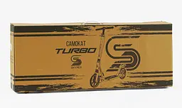 Самокат Skyper Turbo 80-105х46.5х13.6 см Чорно-жовтий 000283567 - мініатюра 2