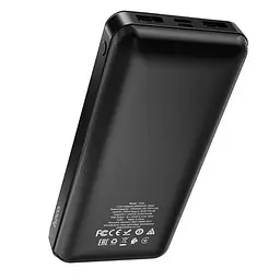 Універсальна зарядна батарея Hoco J72A 20000mAh Easy travel (Чорний) - мініатюра 5