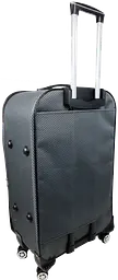 Тканинна велика валіза 100L срібляста в клітку Gedox GD Polo sum0028682 - мініатюра 3