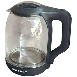 Електрочайник дисковий Grunhelm EKG-1843B скляний 1.8 л 1500Вт Чорний - мініатюра 4
