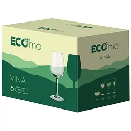 Набір келихів для вина Ecomo Vina 580 мл 6 шт. (J5304) - мініатюра 2