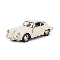 Автомодель - PORSCHE 356B (1961) (асорті слонова кістка, червоний, 1:24) - мініатюра 9