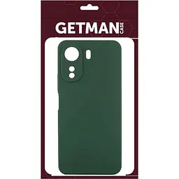 Чохол GETMAN Liquid Silk Full Camera для Redmi 13C / Poco C65 Dark Green [121218] - мініатюра 3