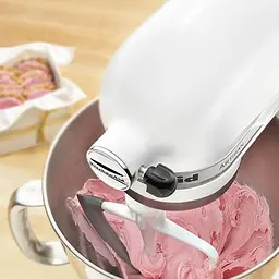 Насадка-лопатка KitchenAid з гнучким ребром для чаші 4.8л, 4.7л, 4.3л, 3л біла (5KFE5T) - мініатюра 3