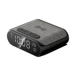 Бездротова зарядка з годинником HAVIT W3040 15W Black HAVIT (28310-000)