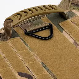 Шлейка для собак Tactical K9, металева пряжка фастекс і система MOLLE Камуфляж, L - мініатюра 3