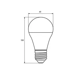 Лампочка Eurolamp LED A60 7W E27 4000K 220V акция 1+1 (MLP-LED-A60-07274(E)) - мініатюра 4