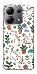 TPU чохол Demsky Cats pattern для Xiaomi Redmi Note 13 4G