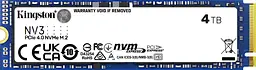 Накопичувач SSD NVME - твердотільний диск KINGSTON NV3 4TB (SNV3S/4000G) - мініатюра 2