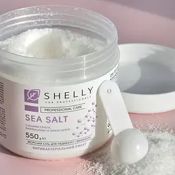 Сіль для ванн Shelly Professional Care Sea Salt Антибактеріальна для педикюру та манікюру 550 г - мініатюра 4