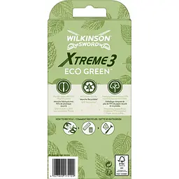 Бритва одноразова Wilkinson Sword Xtreme 3 Eco Green, 4 шт. - мініатюра 2
