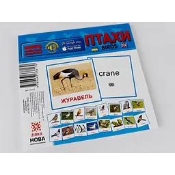 Картки міні Zirka Птахи 110х110 мм UA-ENG 72753 - мініатюра 7