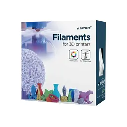 Пластик для 3D-принтера Gembird ABS, 1.75 мм, 1kg, gray (3DP-ABS1.75-01-GR) - мініатюра 3