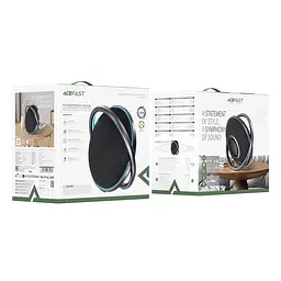 Портативна колонка Acefast K5 Pro Portable wireless Speaker Black (6974316285465) - мініатюра 2