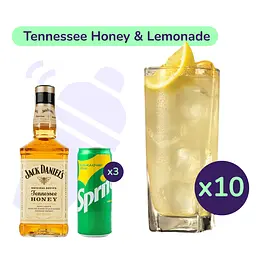 Коктейль Tennessee Honey & Lemonade (набір інгредієнтів) х10 на основі Jack Daniel's