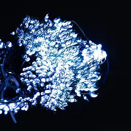 Гірлянда Кінський хвіст Мішура 1800 LED 20 ниток 3 м зелена, білий GarlandoPro D1800L3MGW - мініатюра 8