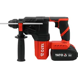Перфоратор Yato SDS-Plus безщітковий з двома акумуляторами 18 В 4 Аг (YT-827722) - мініатюра 2