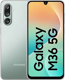 Смартфон Samsung Galaxy M36 5G 6/128GB Serene Green (SM-M366BLGB)