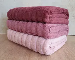 Набір турецьких махрових рушників Cestepe MicroCotton Premium 3 штуки 70x140 Ezgi 5 щільність 600 г/м2 - мініатюра 4