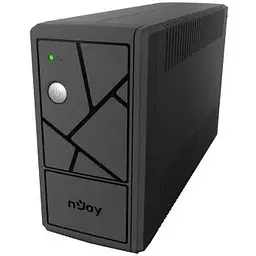 Джерело безперебійного живлення NJOY Keen 600 (UPLI-LI060KU-CG01B) Lin.int., AVR, 2 x евро, USB, пластик - мініатюра 2