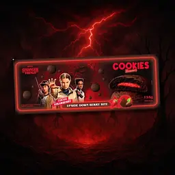 Печиво Stranger Things Cocoa Strawberry 135 г - мініатюра 2