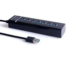 Хаб концентратор UKC на 7 портів USB 3.0 P-304 Чорний - мініатюра 4