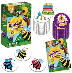 Гра настольная Vladi Toys, развлекательная, Бешеные пчелы, на украинском