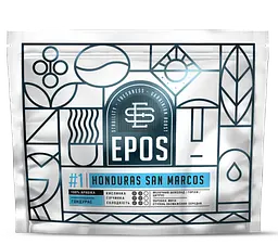 Кава в зернах EPOS HONDURAS SAN MARCOS свіжообсмажена 100% арабіка 200 г