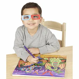 Набір для творчості Melissa & Doug 3D-розмальовка за точками для хлопчиків (MD9964) - мініатюра 2