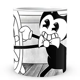 Чашка Bendy and the Ink Machine Бенді та чорнильна машина BIM 02.05 330 мл білий - мініатюра 2