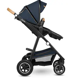 Універсальна коляска 2 в 1 Lionelo Amber 2 Blue Navy, темно-синя (LO-AMBER BLUE NAVY (2in1)) - мініатюра 2