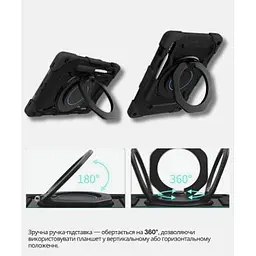 Чохол до планшета BeCover Stand Samsung Galaxy Tab S10 FE Plus (SM-X620/SM-X626) 13.1" Black (714564) - мініатюра 3