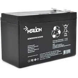 Батарея до ДБЖ Merlion (GP1290F2B) 12V-9Ah (GP1290F2B)