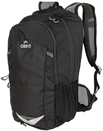 Рюкзак спортивний зі збільшенням об'єму та дощовиком Crivit 14+3L чорний - мініатюра 3