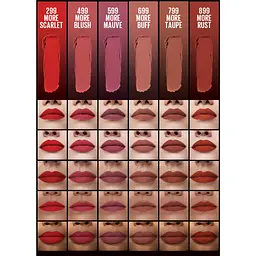 Матова помада для губ Maybelline New York Color Sensational Ultimatte, відтінок 899 (More Rust), 2 г (B3340600) - мініатюра 6