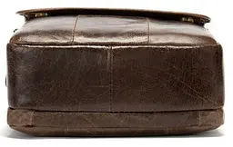 Вертикальна сумка чоловіча 14863 Vintage коричнева - мініатюра 6