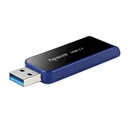 Флеш-накопичувач Apacer USB3.0 32GB AH356 Black (AP32GAH356B-1) - мініатюра 1