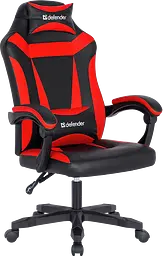 Геймерське крісло Defender Master Black/Red [64359] [75036] - мініатюра 3
